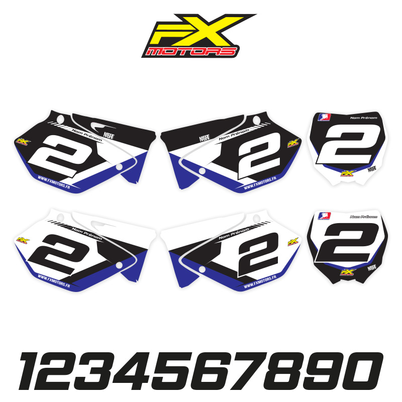 fonds plaques perso motocross yamaha yz yzf 02 14