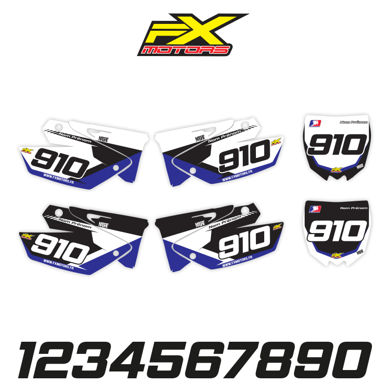 fonds plaques perso motocross yamaha yz yzf UFO Restyle15 19