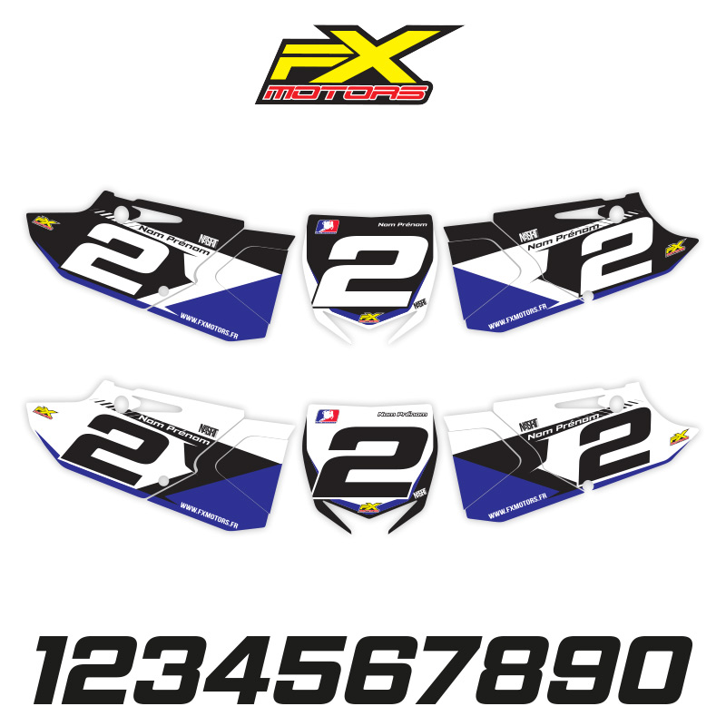 fonds plaques perso motocross yamaha yz yzf YZ 15 19