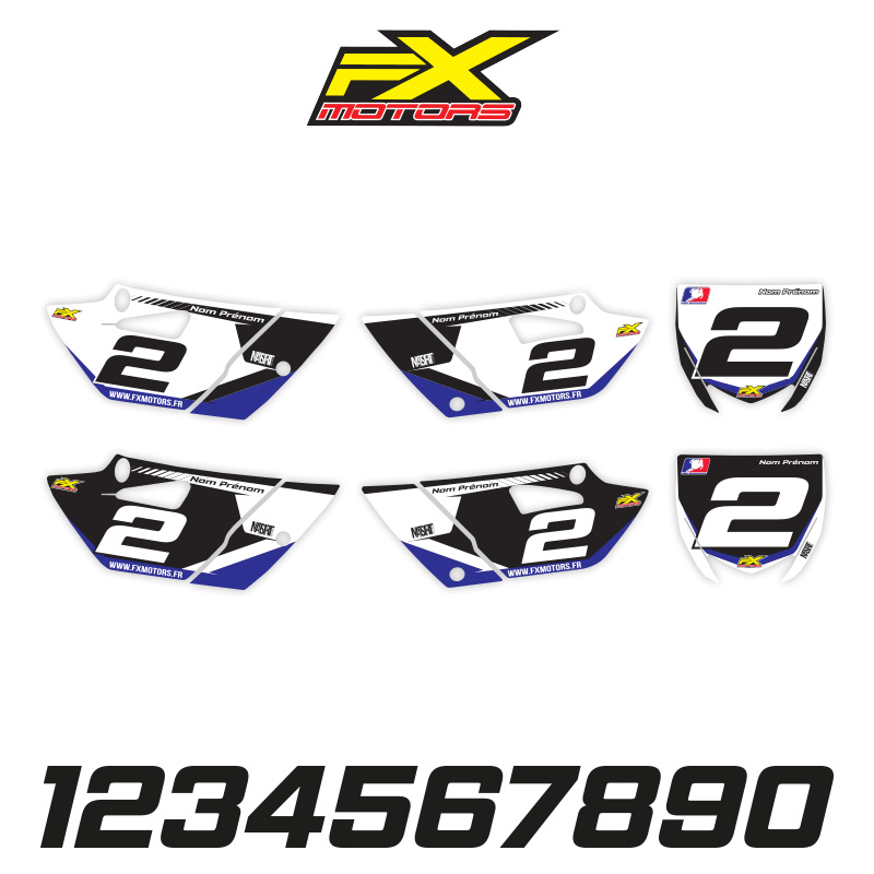 fonds plaques perso motocross yamaha yz yzf YZ85 15 19