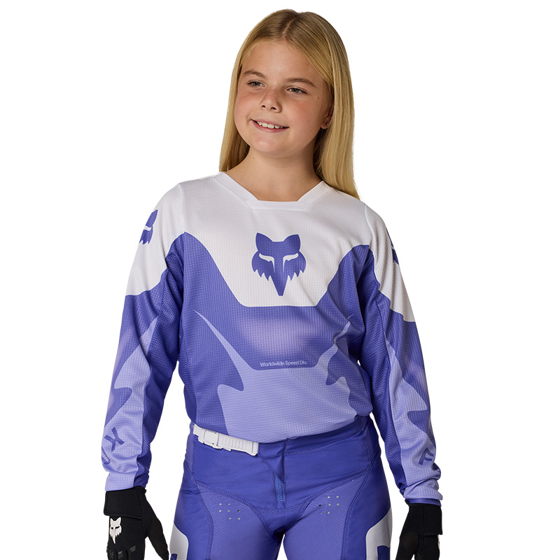 fox enfant maillot 180 noble mauve moto