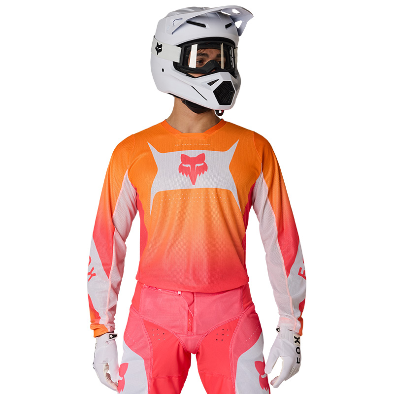 fox maillot 180 air rose orange cross