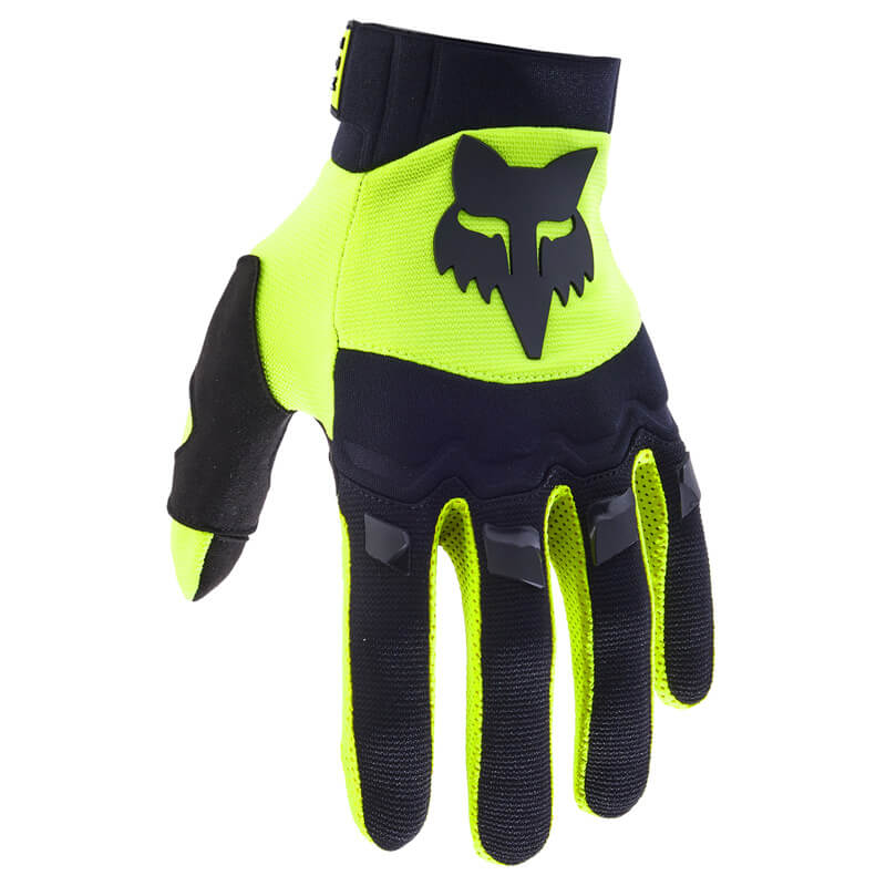 gant fox racing dirtpaw ce jaune fluo 2024