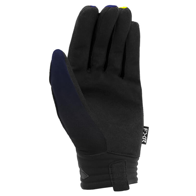 gant fxr racing prime factory bleu nuit jaune fluo 2024 paume