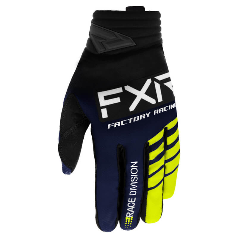 gant fxr racing prime factory bleu nuit jaune fluo 2024