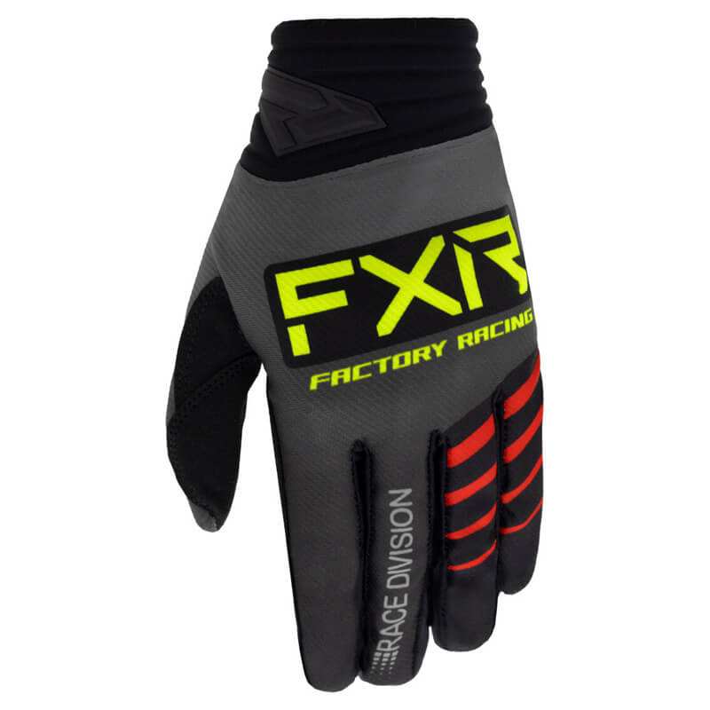 gant fxr racing prime factory gris rouge jaune fluo 2024