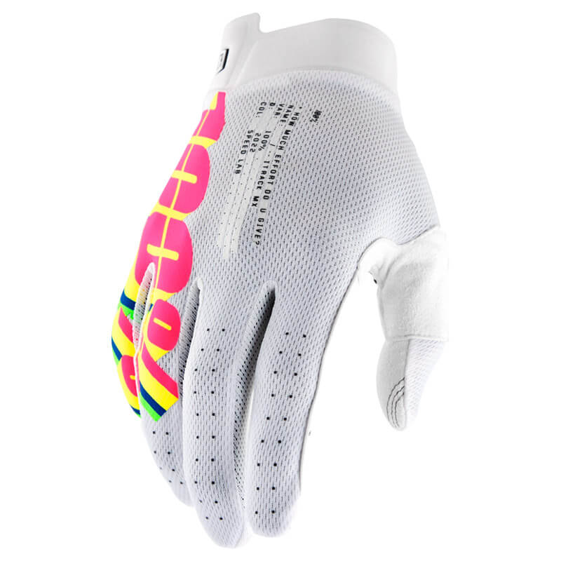 gants 100 percent i track system 2023 blanc mx