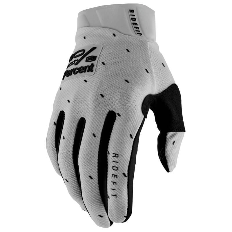 gants 100 percent ridefit slasher 2023 gris mx