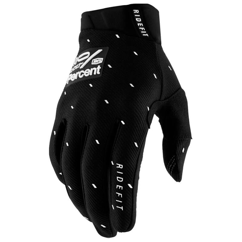 gants 100 percent ridefit slasher 2023 noir mx