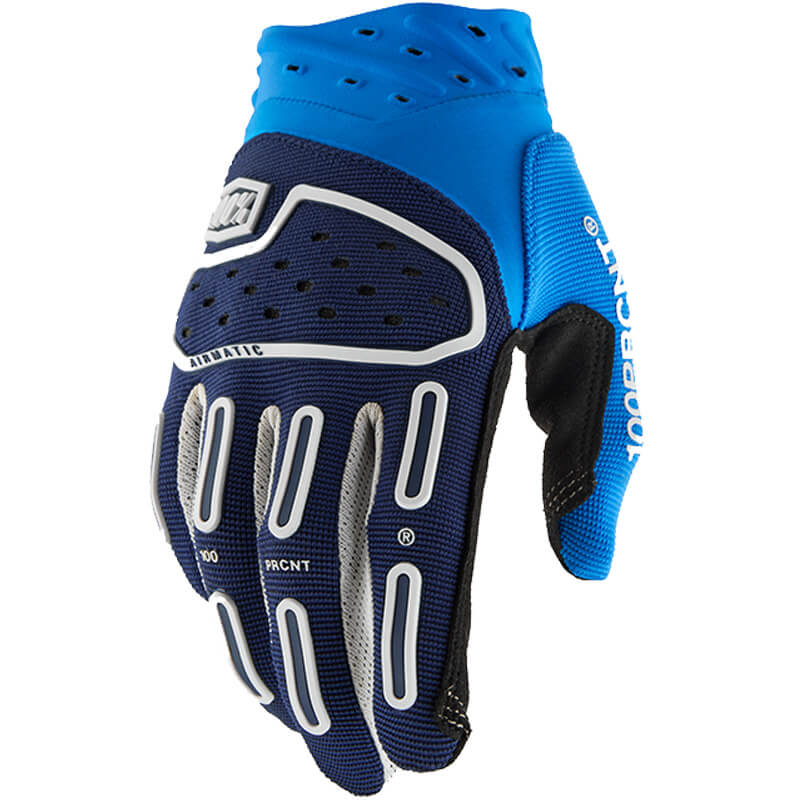 gants 100 pourcent airmatic 26 bleu