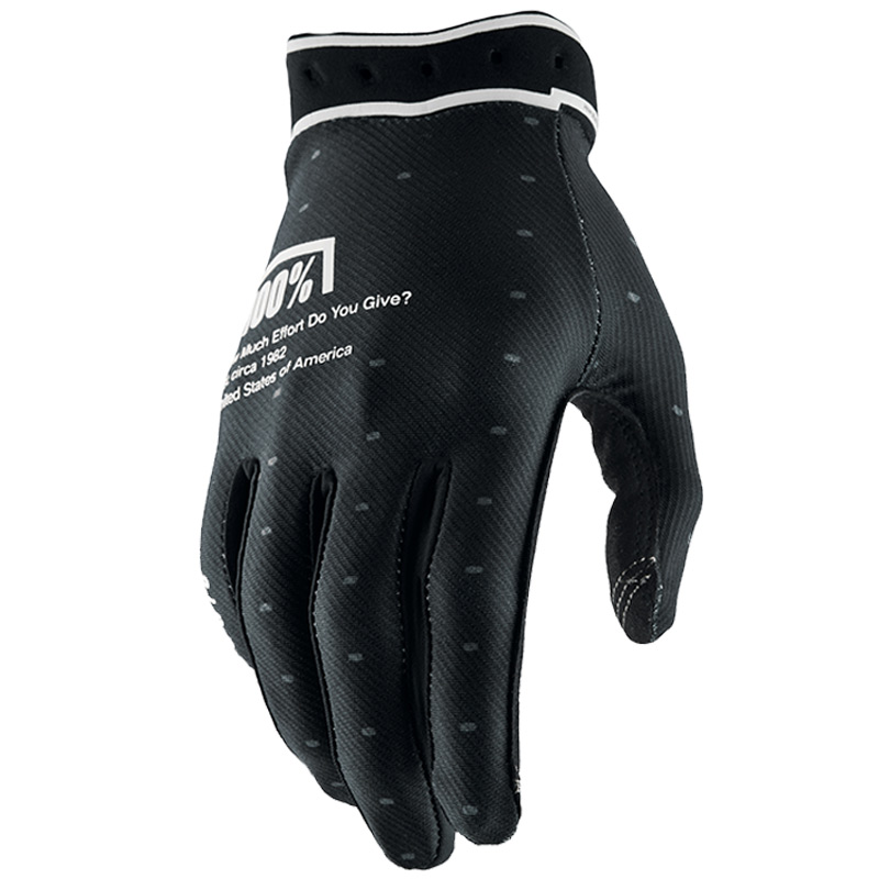 gants 100 pourcent ridefit 26 noir