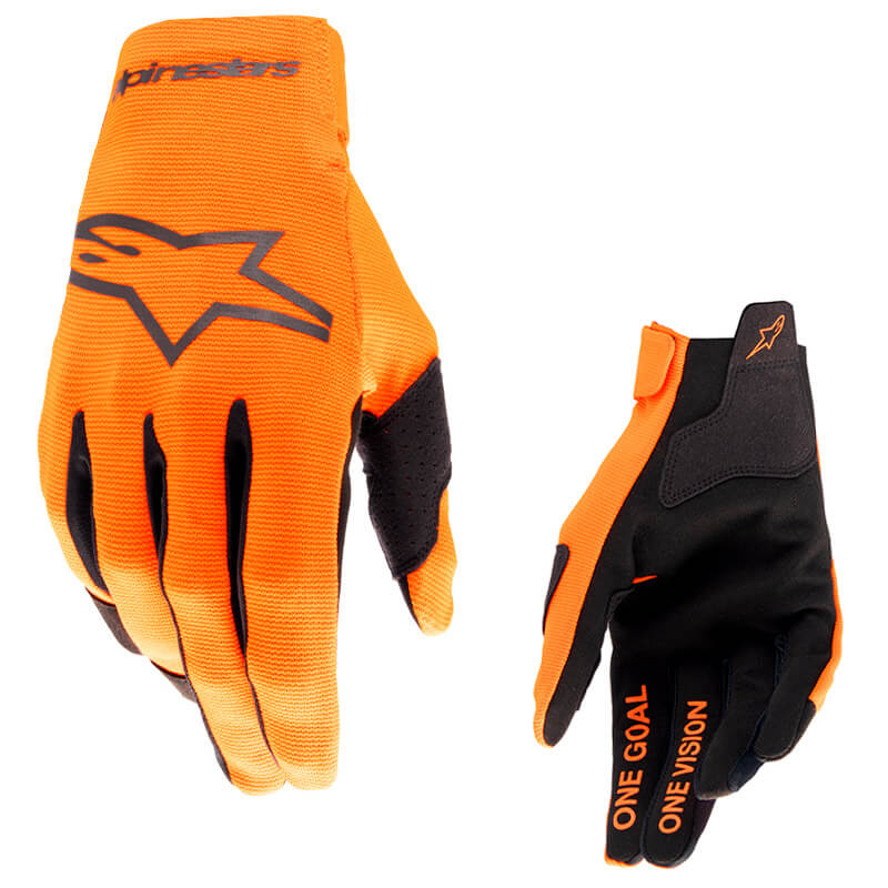 gants alpinestars radar 2024 orange motocross