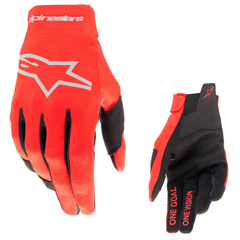 gants alpinestars radar 2024 rouge motocross