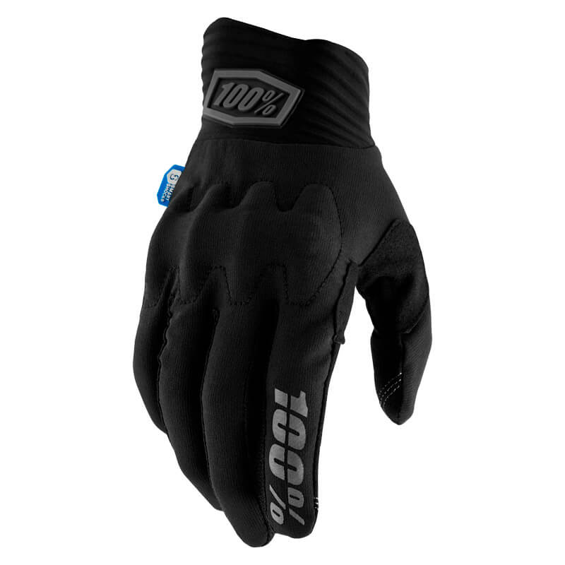 gants cross 100 percent cognito smart shock 2023 noir mx