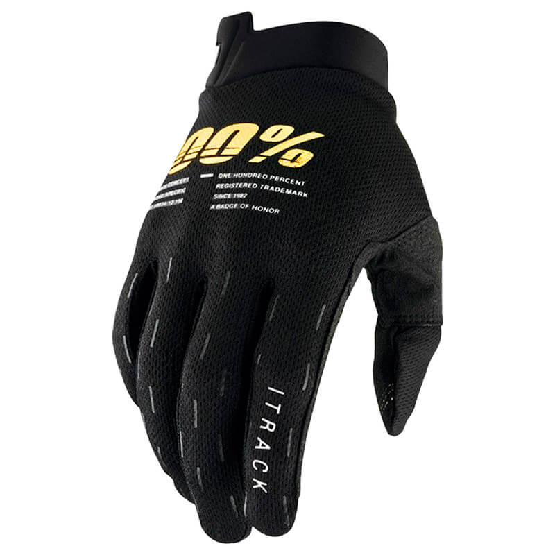 gants cross enfant itrack 100 percent 2023 noir mx