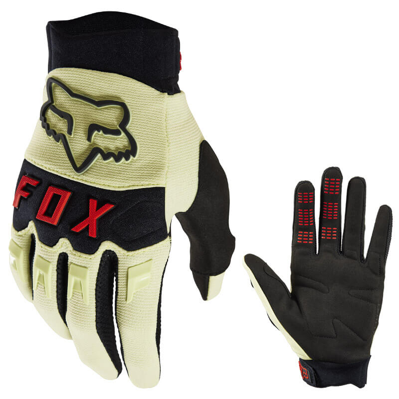 gants cross fox racing dirtpaw beige 2023 motocross