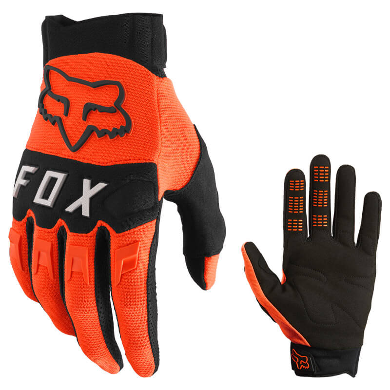 gants cross fox racing dirtpaw orange 2023 motocross