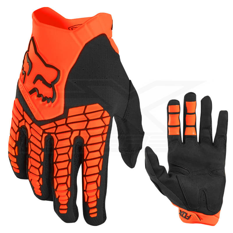 gants cross fox racing pawtector orange 2023 motocross