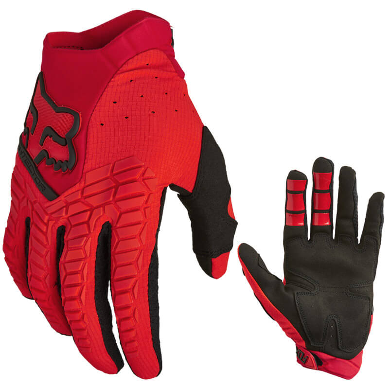gants cross fox racing pawtector rouge 2023 motocross
