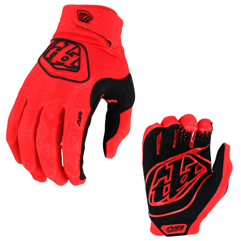 gants cross tld air solid 2023 rouge motocross