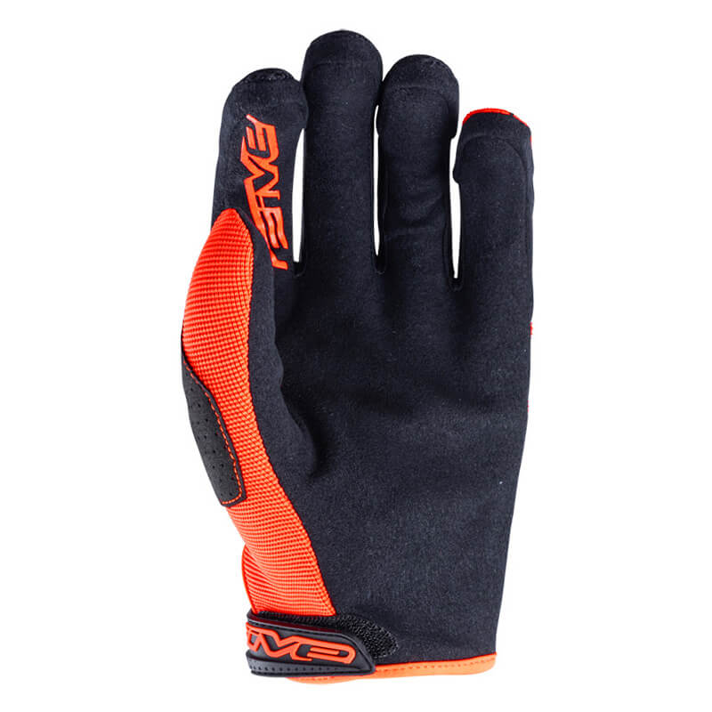 gants enfant five mxf3 noir orange fluo 2022 mx