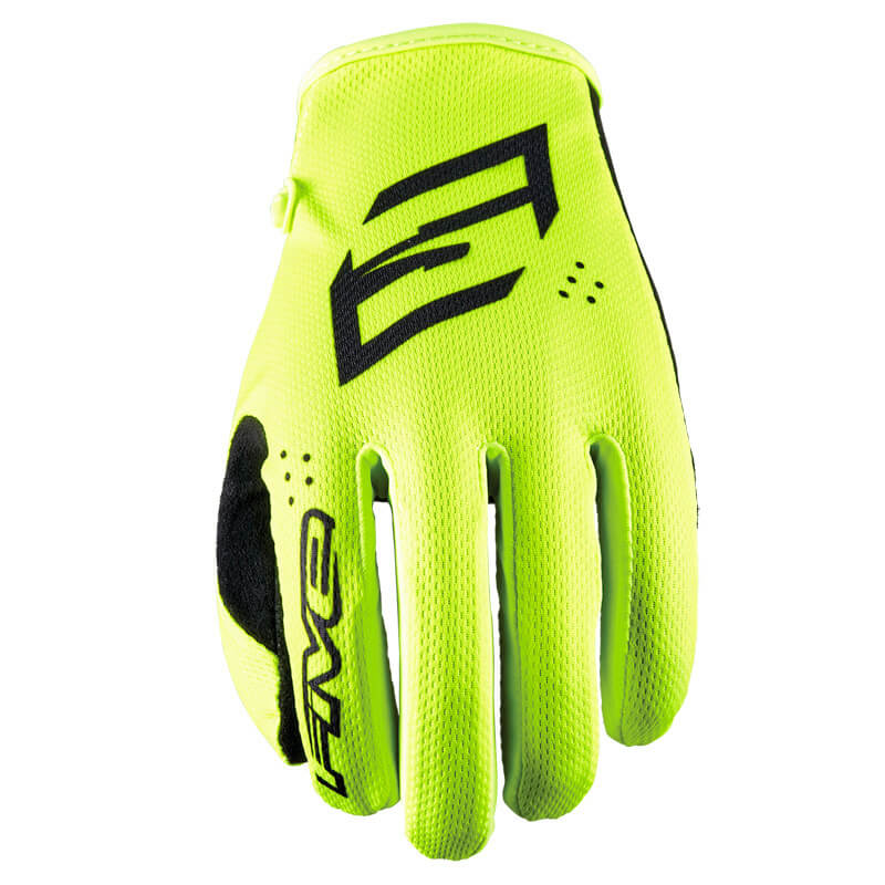 gants enfant five mxf4 jaune fluo 2023