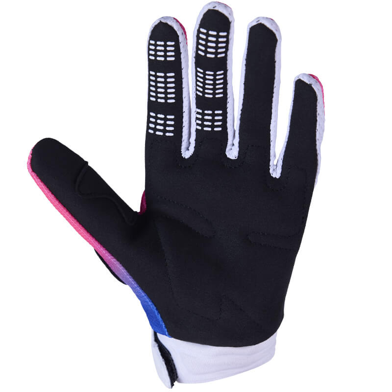 gants enfant fox racing 180 collect rose bleu cross