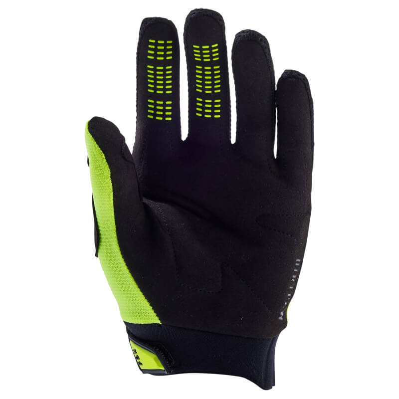 gants enfant fox racing dirtpaw jaune fluo 2024 cross