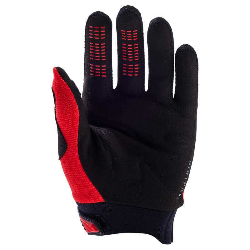 gants enfant fox racing dirtpaw rouge 2024 cross