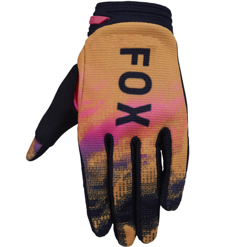 gants enfant fox racing kairos orange