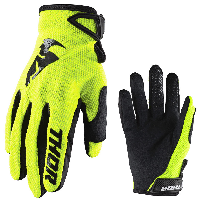 gants enfant thor sector jaune fluo 2020 cross