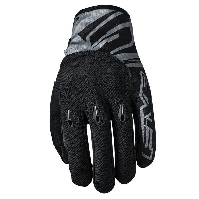 gants five e3 homologue route noir gris 2020