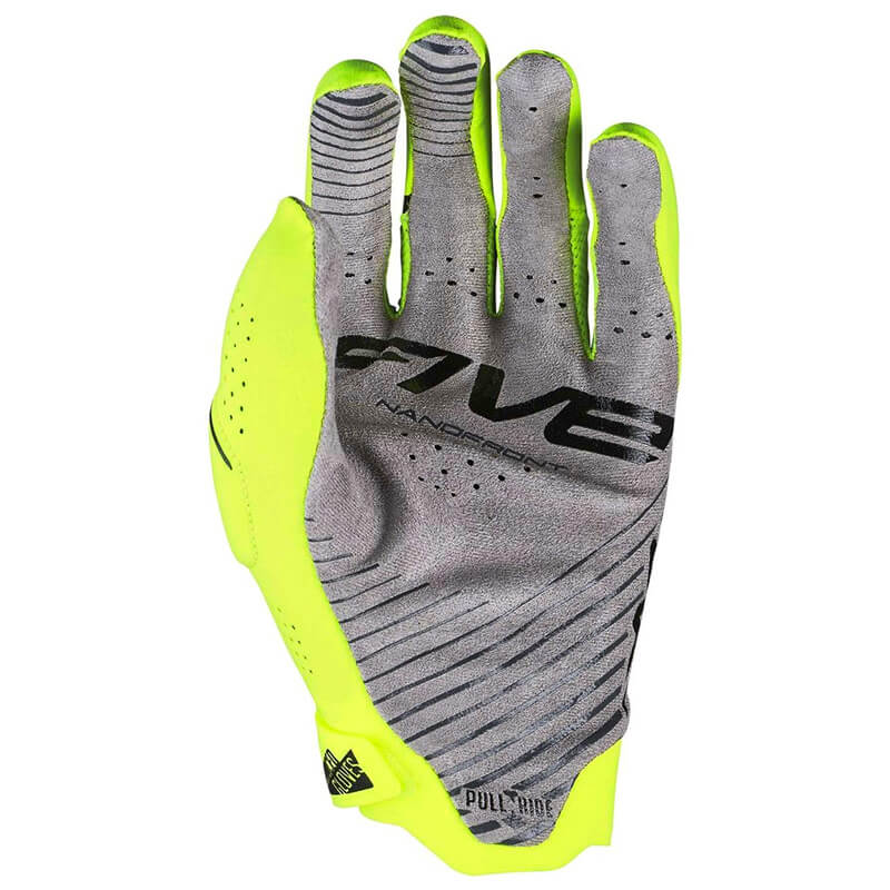 gants five mxf race jaune fluo 2024 cross