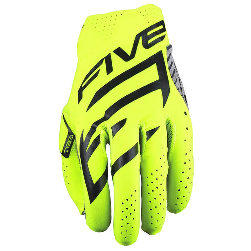 gants five mxf race jaune fluo 2024