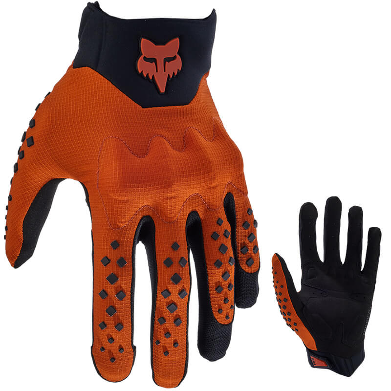 gants fox racing bomber marron mx