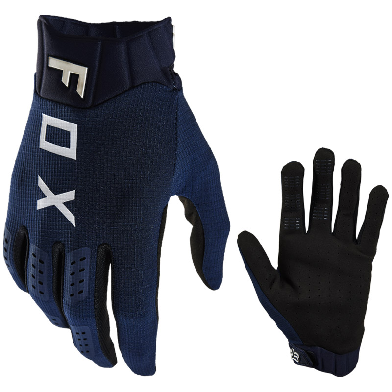 gants fox racing flexair bleu 2023 cross