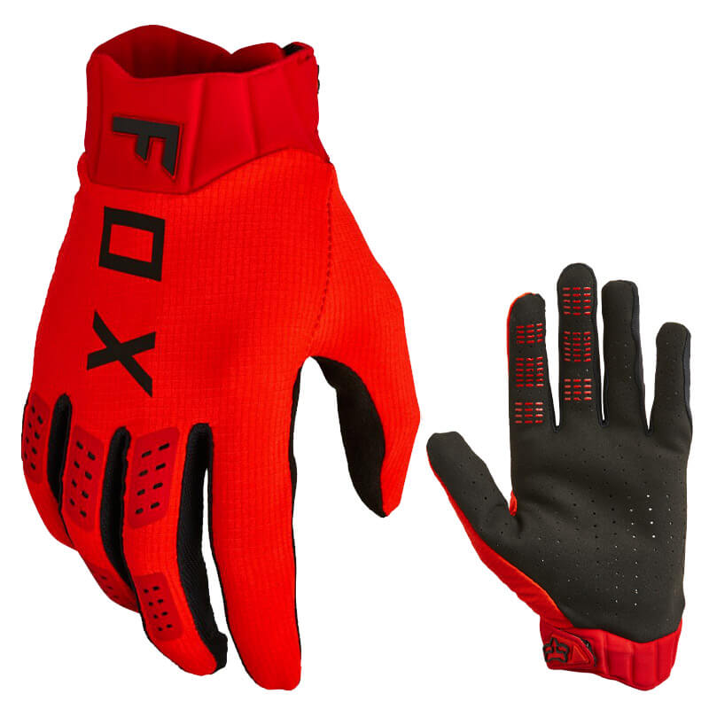gants fox racing flexair rouge 2023 cross