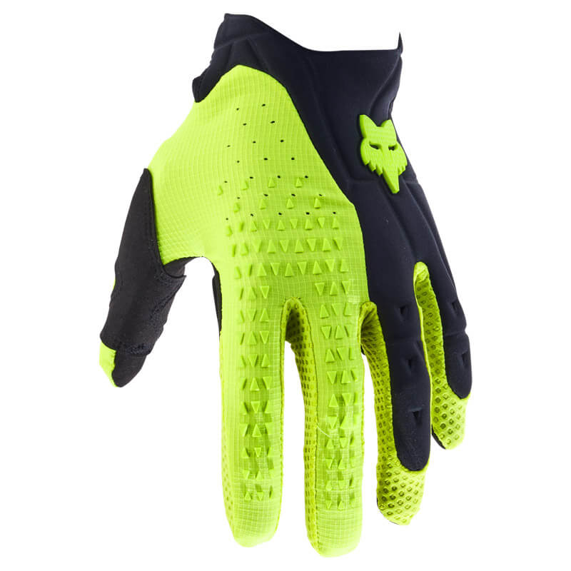 gants fox racing pawtector jaune fluo 2024