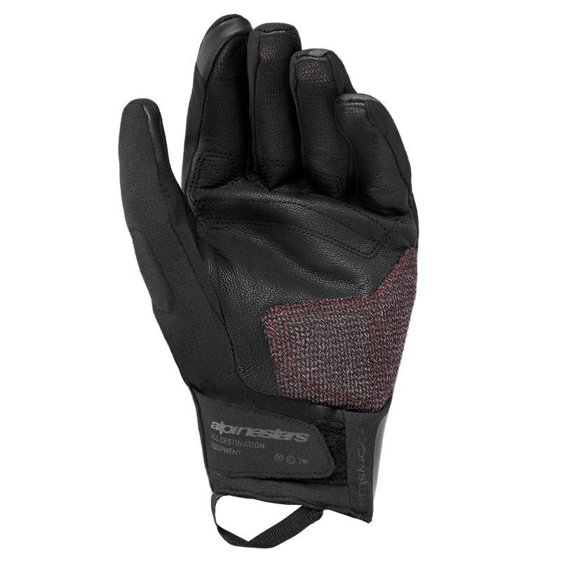 gants harok pro drystar moto alpinestar noir interieur