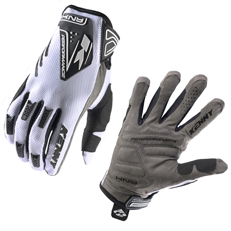 gants kenny performance blanc 27 cross