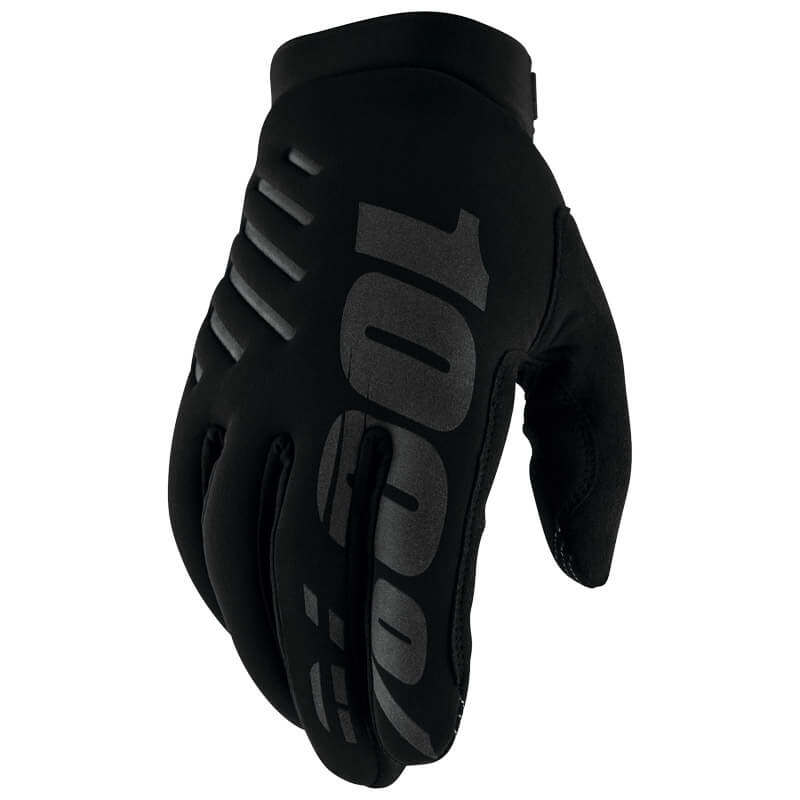 gants kid 100 percent brisker cold weather 2022 noir mx