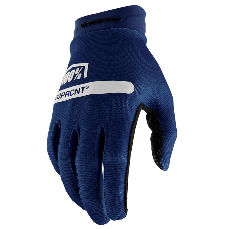 gants ridecamp motocross 100 bleu marrine