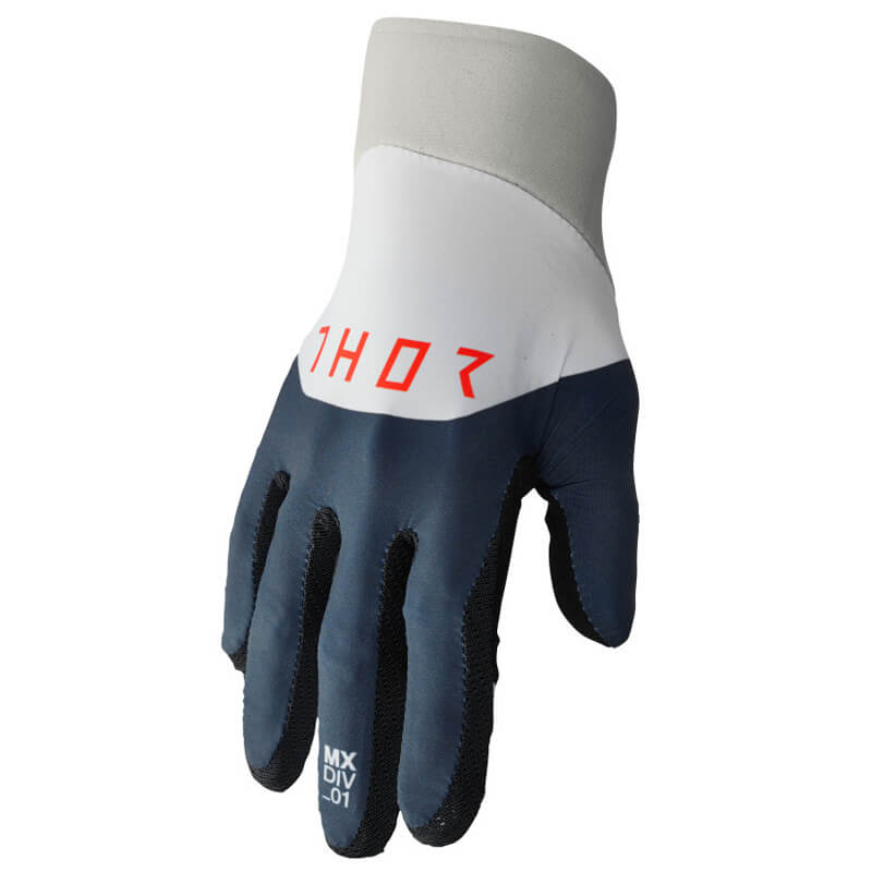 gants thor mx agile rival bleu gris 2023