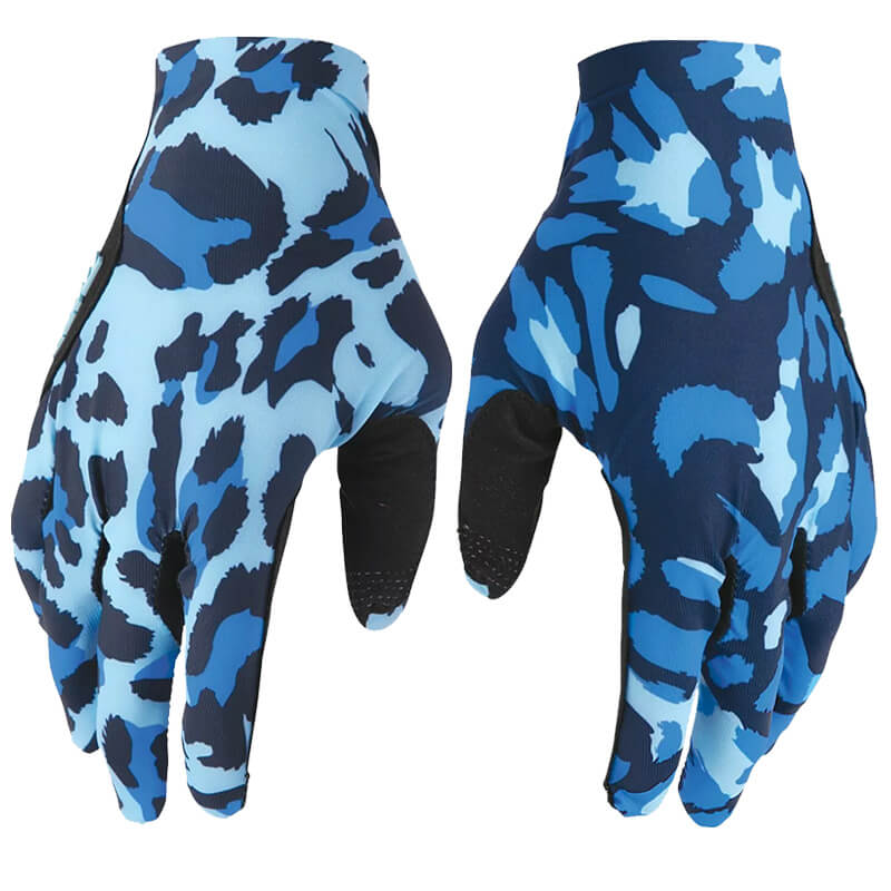gants thor mx sportmode cheetah bleu cross
