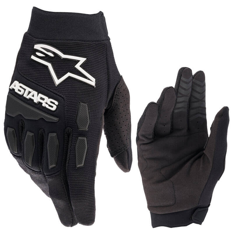 gants youth alpinestars full bore noir 2024 motocross