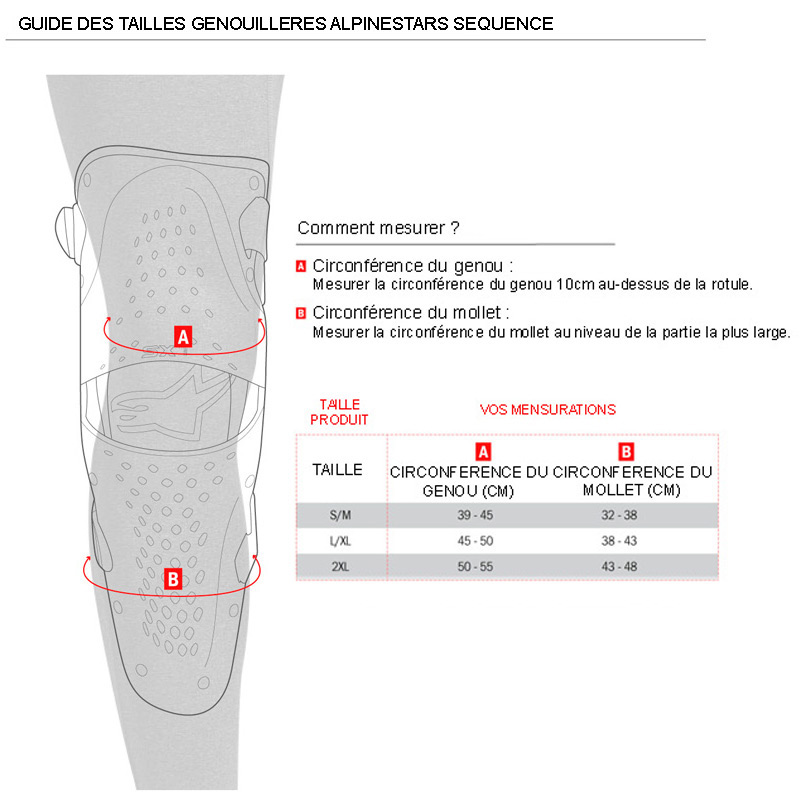 genouilleres alpinestars bionic plus guide taill9 2018
