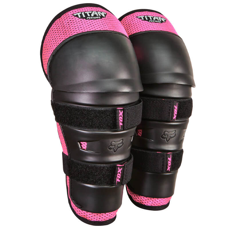 genouilleres enfant fox racing peewee rose 2025