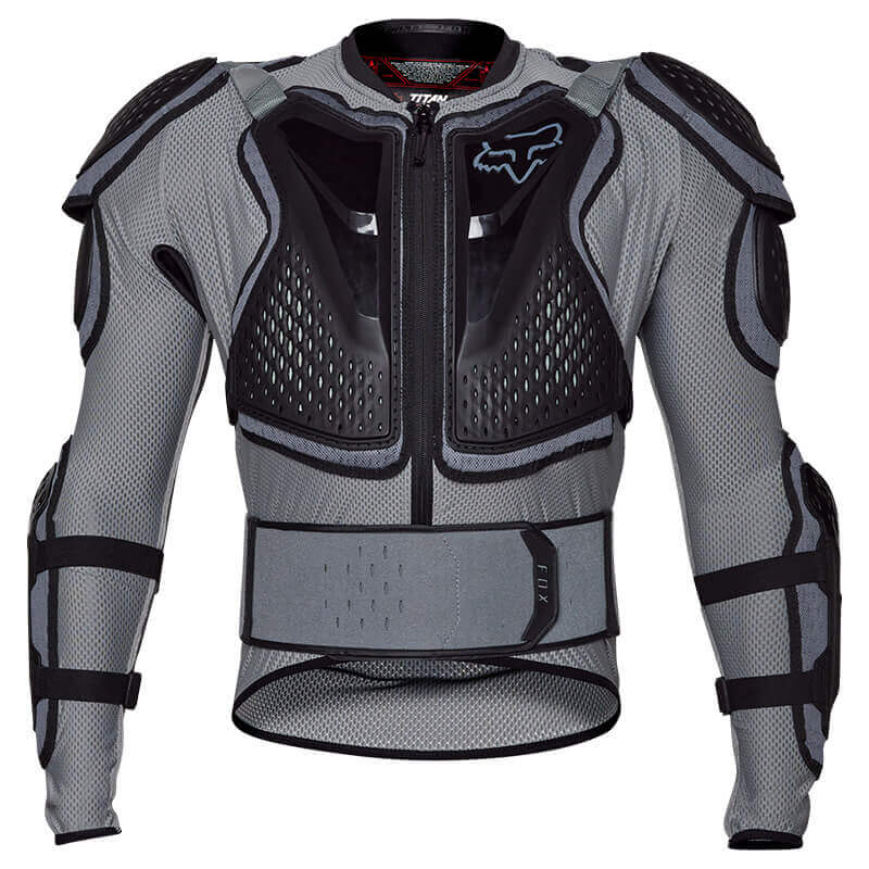 gilet fox racing titan sport gris