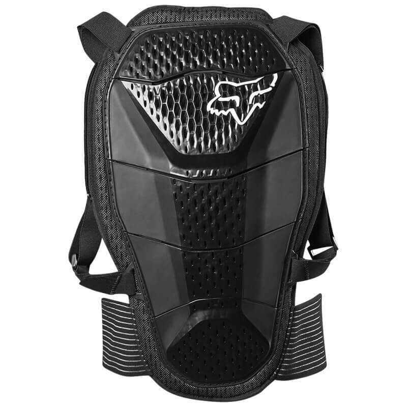 gilet fox racing titan sport noir mx dorsale