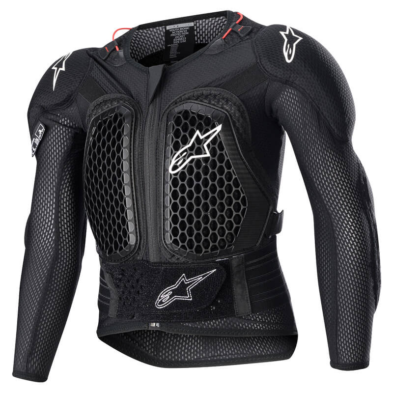 gilet protection enfant bionic action v2 noir 2023